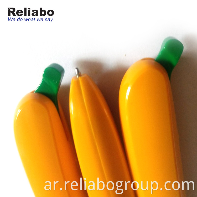 مكتب ريلابو اللوازم المدرسية شكل مخصص لطيف الموز الفاكهة الأقلام